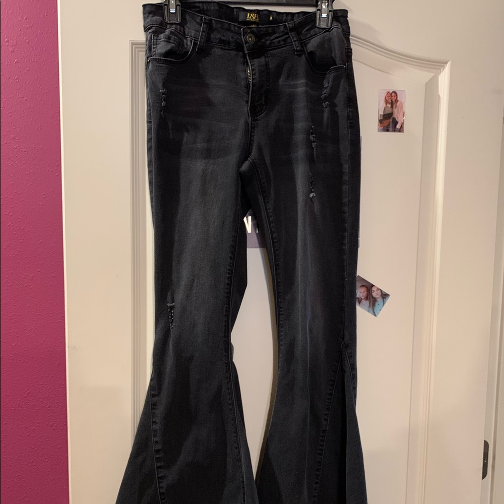 L&B black flare jeans